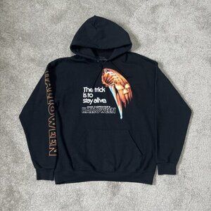 Halloween John Carpenter Michael Myers Black Hoodie Men's Size Large